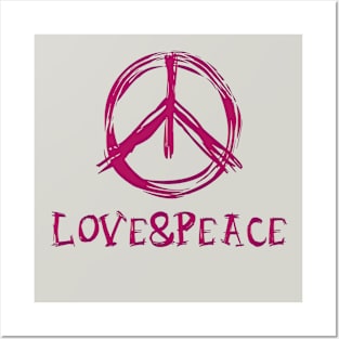 Love Peace Posters and Art